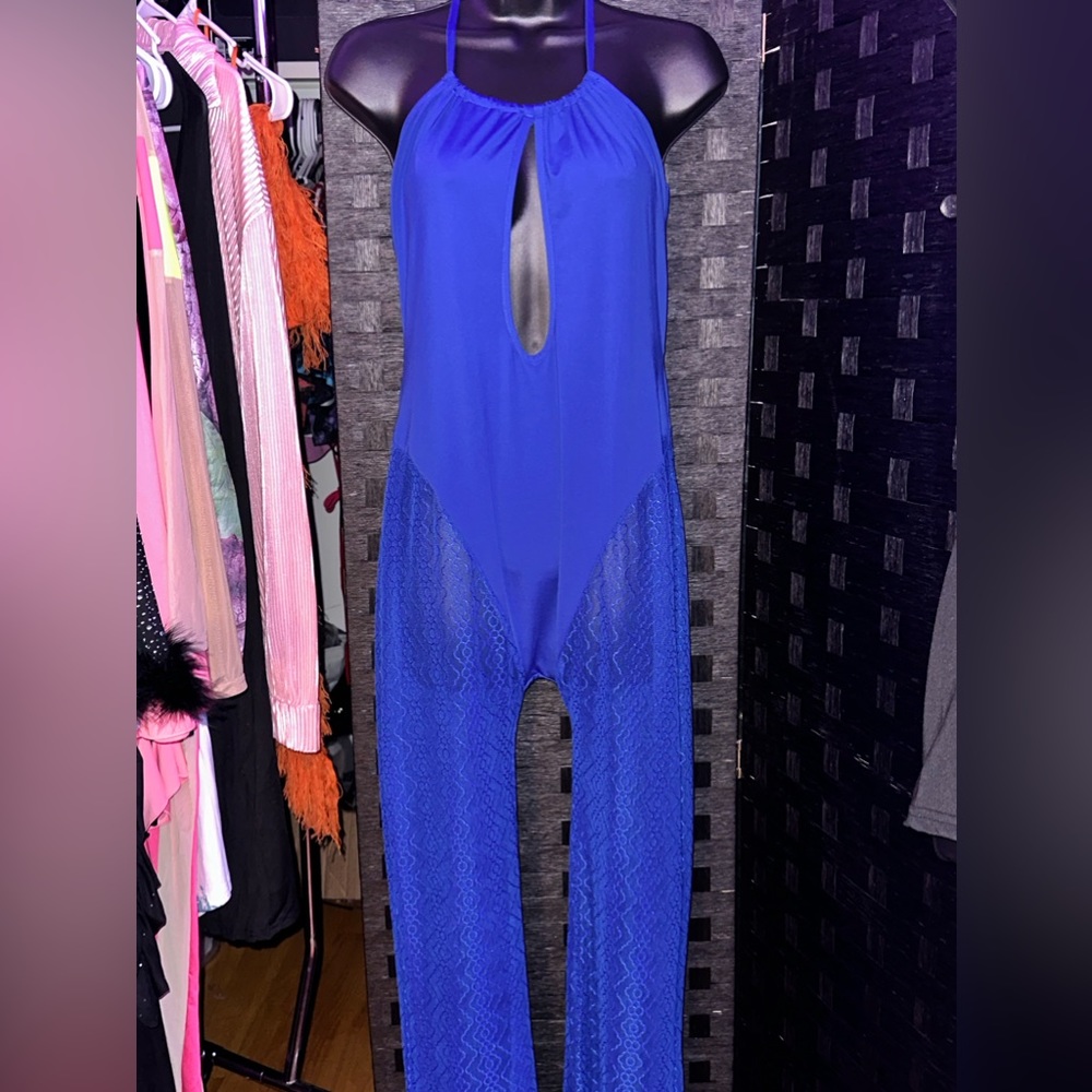 XL mesh pants romper